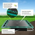 thumbnail image 6 of Capital Play Rectangular In-ground Trampoline 11' X 8' Rectangle Full Net - Green, 6 of 19
