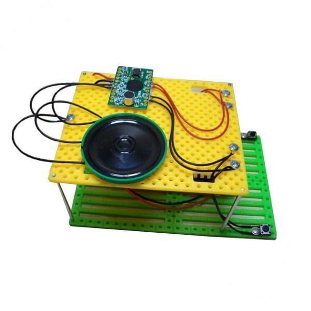 TISHITA 2X DIY Electric Recording Machine Physical Circuit Science Educational Toy