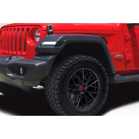 2007-2018 Jeep Wrangler Duraflex JK JL Look Fender Flares Kit - 4 Piece