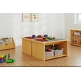 thumbnail image 2 of Tot Mate Toddler's Activity Table, Kids Play Center and Toy Storage, Wood, Maple 32" x 20 1/2" x 16", 2 of 7