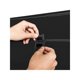 thumbnail image 4 of 69 Inch Portable Non-Woven Fabric Wardrobe Closet with Double Rod Storage Organizer Black, 4 of 4