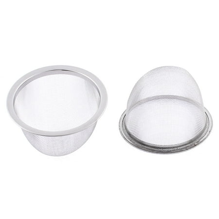 

Uxcell 2.95 Dia Stainless Steel Round Mesh Tea Infuser Strainer Basket 2 Pcs