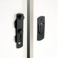 thumbnail image 4 of 4 Packs Barn Door Latches，3.93” x 2.75” Matte Black Stainless Steel barn gate flip Door Latch Bi-fold Door Lock,Sliding Door Antique Lock Gate Latches Wine Cabinet Closet Door Latches, 4 of 8