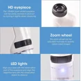 thumbnail image 3 of Educational Science Microscope, Integrated Soft Led Light, Portable Design for Nature Hikes, 3 of 7