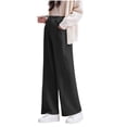thumbnail image 2 of Women's Maternity Pants Trousers Over Bump Long Pants with Pockets Pregnancy Sweatpants Black L, 2 of 5
