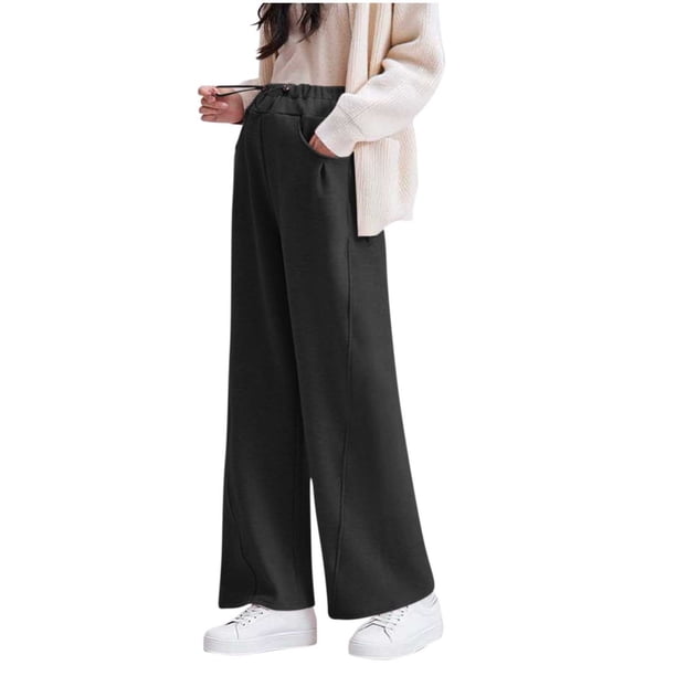 Pantalones de Cintura Elástica de la Maternidad de Color Sólido Pantalones Largos con Soporte Abdominal, Ropa Exterior Cómoda No Apretada