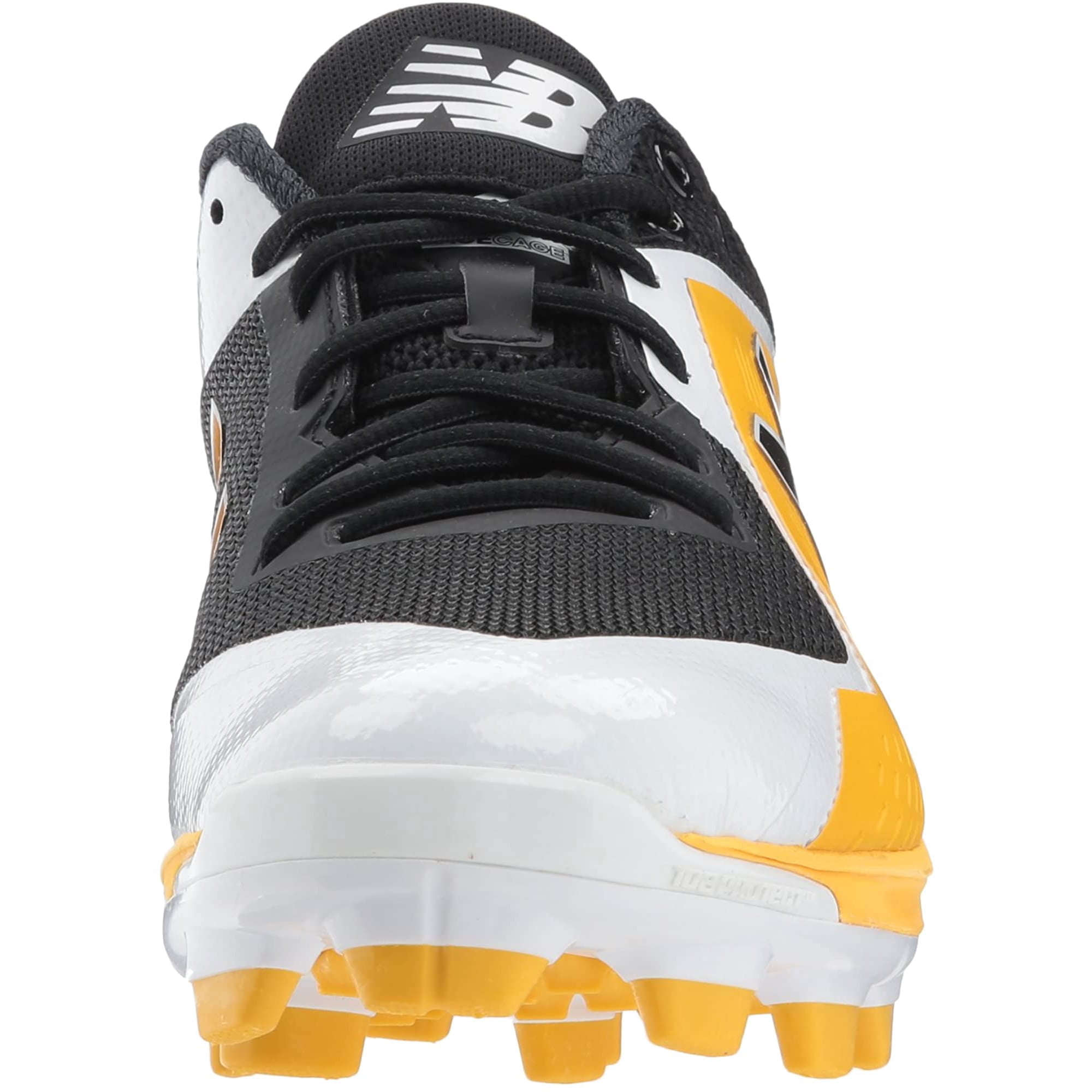 New Balance Men s PL4040v4 Molded Baseball Shoe Black Yellow 16 2E US Walmart