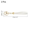 thumbnail image 2 of Uxcell Wrist Lanyard for Key, Wristlet Strap Keychain Hand Wrist Lanyards White, 2 of 5