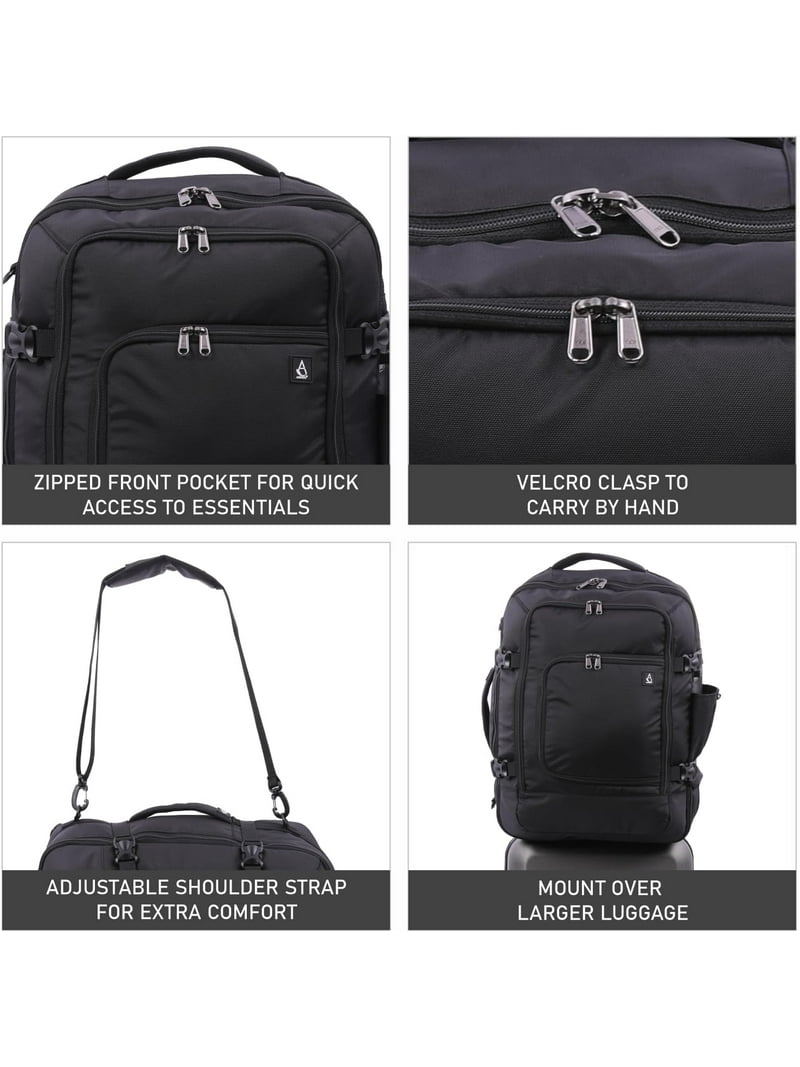 Aerolite Eco-Friendly Backpack, 17x10x9” United Airlines Max Size