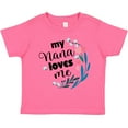 thumbnail image 3 of Inktastic My Nana Loves Me Granddaughter Girls Toddler T-Shirt, 3 of 5
