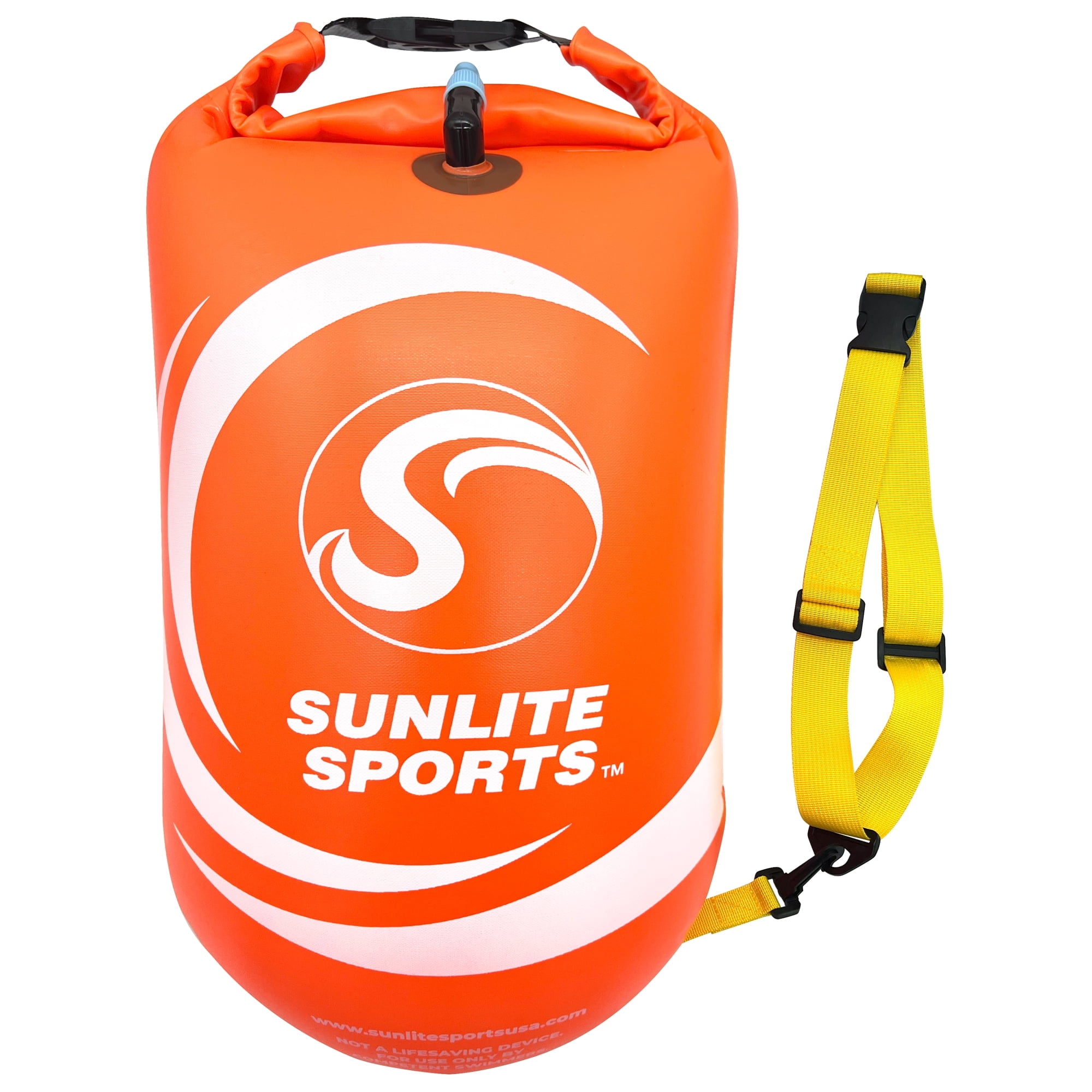 Sunlite Sports 2-in-1 Swim Buoy and Dry Bag, Orange