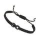 thumbnail image 1 of Pulsera Inicial Ajustable de Uxcell Letra del Alfabeto L Pulsera de Cuerda Negra Trenzada Pulsera Inicial para Parejas, 1 of 6