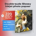 thumbnail image 2 of Papel fotográfico HARTWII 220 hojas brillante doble cara 216 x 279 mm, 2 of 8
