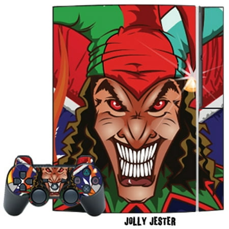 Covert System (Mightyskins Protective Skin Decal Cover Sticker for Playstation 3 Console + two PS3 Controllers - Jolly)