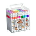thumbnail image 3 of AMLESO Acrylic Paint Markers Colored Pens Acrylic Paint Pens for Glass Stone Canvas 80 Colors, 3 of 8