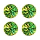 thumbnail image 1 of Greeniant Pompones de porristas de plástico de 4 Uds para actuaciones vibrantes, pompones de porristas ligeros y portátiles Animadoras oro mezclado verde, 1 of 6
