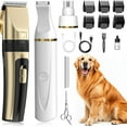 thumbnail image 5 of Dog Hair Clippers for Grooming Kit and Dog Paw Trimmer Nail Grinder for Grooming, Low Noise Rechargeable Cordless, Shaver Grooming Supplies for Pet Cats Dogs, 5 of 6