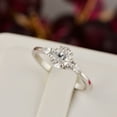 1.2ct Oval with Marquise Promise Ring Diamond Simulated 925 Sterling