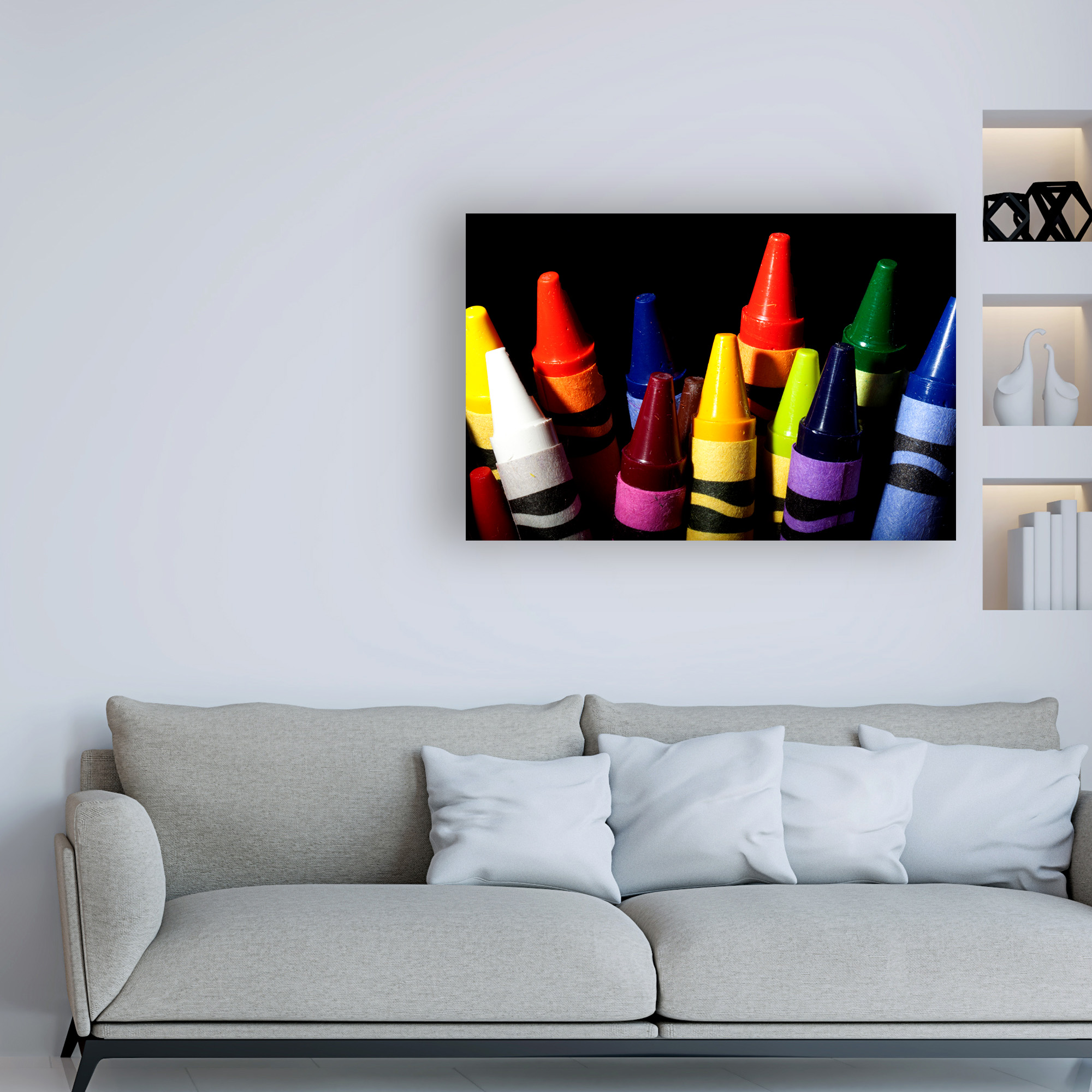 Trademark Fine Art 'Crayons' Canvas Art by Dana Brett Munich