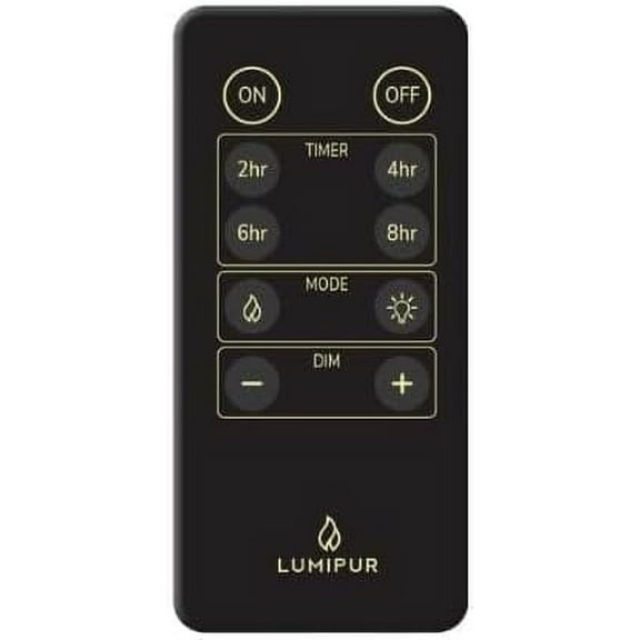 LumiPur Signature Universal 10 Button Wireless Remote for LED Flameless Candles…