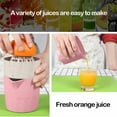 thumbnail image 4 of Manual Juicer, Hand Press Citrus Juicer Extractor for Oranges Lemons, Compact 16x8 Cm Light Green, Non-electric & Easy Clean, Efficient for Fresh Juice at Home, Kitchen, Camping, Travel, 4 of 6