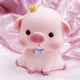 thumbnail image 4 of 1 preciosa alcancía rosa de resina, forma de cerdito, para ahorrar dinero, decoración de escritorio (talla L, estilo A), 4 of 8