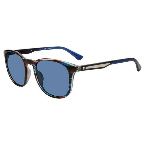 Police Blue Acetate Sunglasses