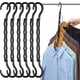 thumbnail image 1 of Perchas mágicas, 8 ganchos para ahorrar espacio, giro de 360°, ahorra 3 veces más espacio Perchas de almacenamiento para ropa, bolsos, negro TUNC Sencillez, 1 of 1