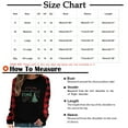 thumbnail image 3 of IROINNID Reduced Christmas Sweatshirts for Women Xmas Printed Casual Pullover Long Sleeves Crewneck Tops,Red, 3 of 5