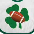 thumbnail image 4 of Inktastic St Patricks Day Football Boys or Girls Baby Bib, 4 of 4