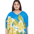thumbnail image 6 of Gypsie Blu Women Tunics Dress Short 3/4 Sleeves Caftans for Ladies Casual Dresses, 6 of 7
