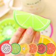 thumbnail image 3 of Cute Cartoon Jelly Colour Fruit Heat-resistant Coasters A0S6, 3 of 8