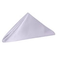thumbnail image 2 of Ultimate Textile (5 Dozen) Reversible Shantung Satin - Majestic 17 x 17-Inch Cloth Napkins - for Weddings, Home Parties and Special Event use, Lilac Light Purple, 2 of 4
