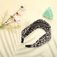 thumbnail image 6 of Unique Bargains 1 Pc Cute Leopard Print Wide Side Headbands for Women Brown, 6 of 6