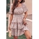 thumbnail image 5 of Vestido PRETTYGARDEN 2025 Floral de Verano en Capas Blanco Talla M, 5 of 6