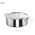 thumbnail image 2 of BUDINERA DE ALUMINIO TRIPLE FUERTE  No. 26  CACEROLA GRAN CHEF, 2 of 4