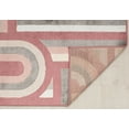 thumbnail image 3 of Elizabeth Sutton VE15D At First Blush Geometric Modern Burgundy Area Rug, 2'0" x 4'0", 3 of 6