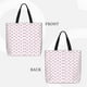 thumbnail image 2 of Easygdp Pink Paw Bolsa Tote para Mujer, Bolso de Hombro para Trabajo, Playa, Viajes, Compras y Supermercado, 2 of 7