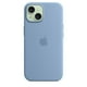 thumbnail image 4 of Funda de silicona para Apple iPhone 15 con MagSafe Winter Blue, 4 of 7