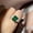 Green, variant on Women Fashion Triangle Shaped Imitation Moissanite Ring Copper Minimalist Geometric Jewelry For Elegant Everyday Wear