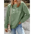 thumbnail image 2 of LUCKY Rhinestone Round Neck Long Sleeve Sweatshirt, 2 of 4