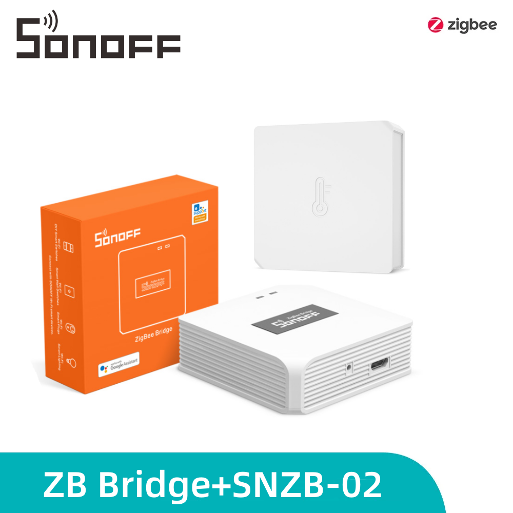SONOFF Zigbee Smart Home Security Kit, Automation Controller System,Temperature and Humidity Sensor Works with Alexa, Google Home - image 1 of 39