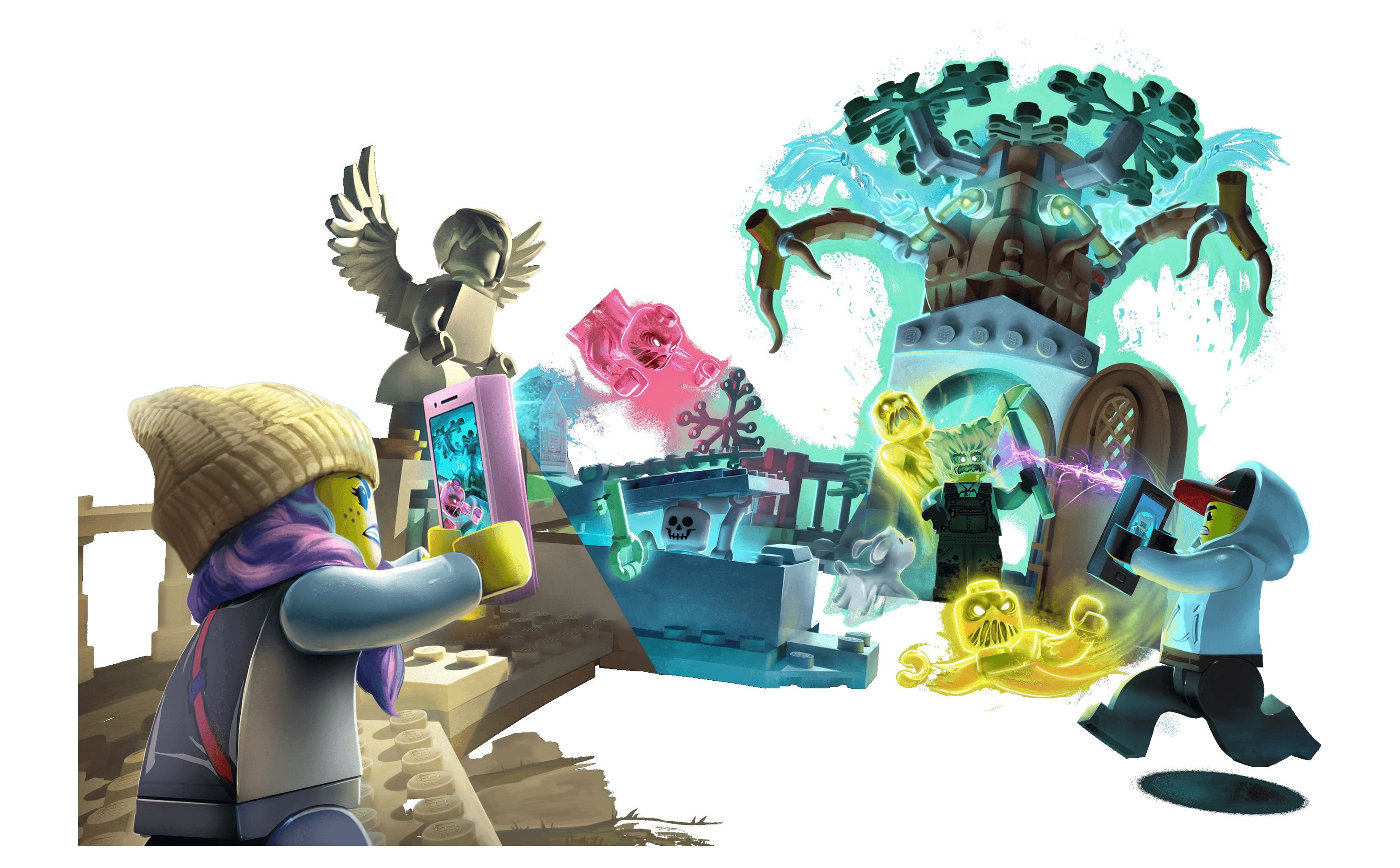LEGO Hidden Side Augmented Reality AR Graveyard Mystery 70420
