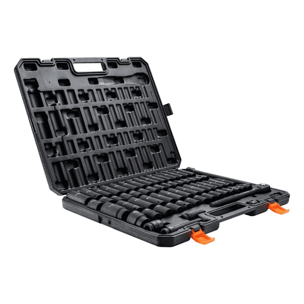 65 Piece 1/2" Drive Impact Socket Set, Rugged & Durable, Ideal for Auto Repair & Mechanical Work