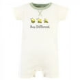 thumbnail image 4 of Touched by Nature Unisex Baby Organic Cotton Rompers, Bee Different, 6-9 Months, 4 of 4