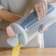 thumbnail image 3 of Grains Storage Tank Plastic Compartment Storage Tank Kitchen Sealed Beans Storage Box Four Covered Storage Box 3000Ml, 3 of 5