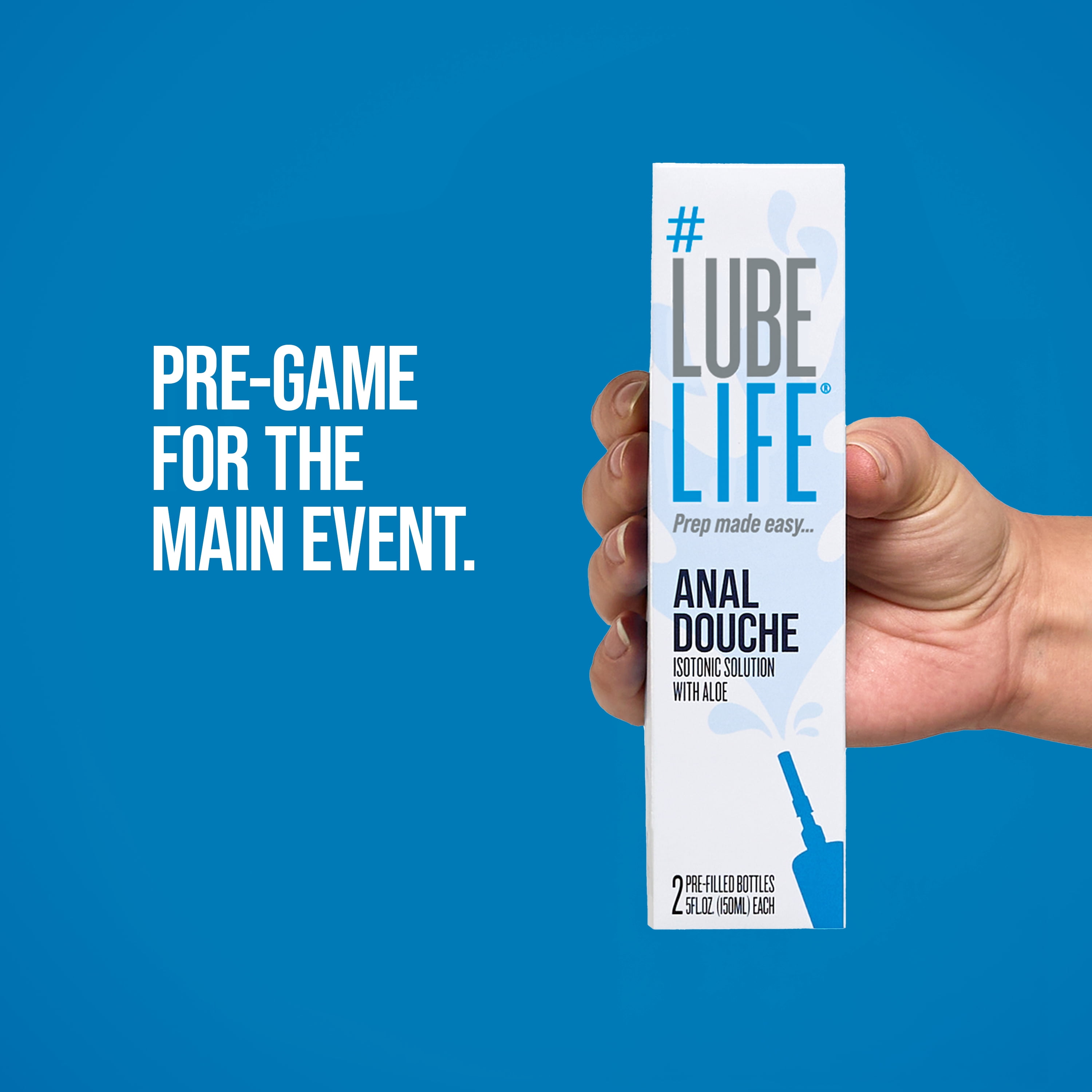 LUBELIFE Anal Douche Isotonic Solution with Aloe