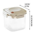 thumbnail image 3 of Vacuum Sealed Grain Storage Jar Plastic Transparent Airtight Food Container Long Term Pantry Organization Kitchen Bulk Dry Goods Storage, Ukhbmc | A, A, 3 of 7