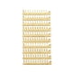 thumbnail image 3 of Etiquetas de visualización de precios en forma de cubo, etiquetas de marcador de precios, etiqueta de precio digital, portátil para mostrador de venta Dorado, 3 of 8