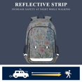 thumbnail image 5 of FORMRS School Backpack 17" Student Travel Bag with Laptop Compartment, Colorful Wildflowers, 5 of 7